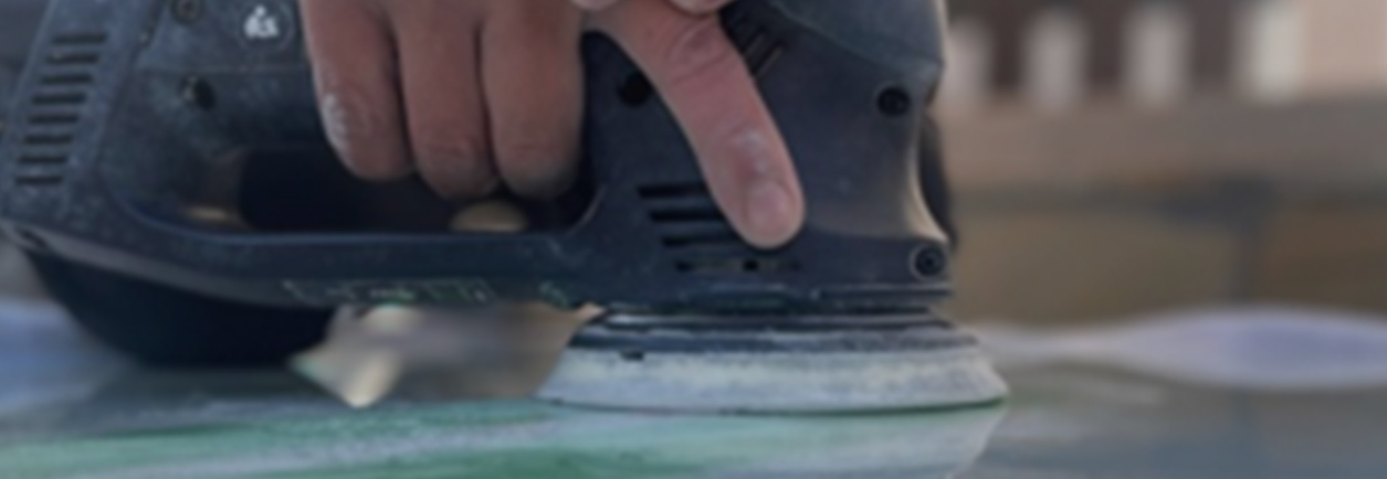 ガラス再生研磨